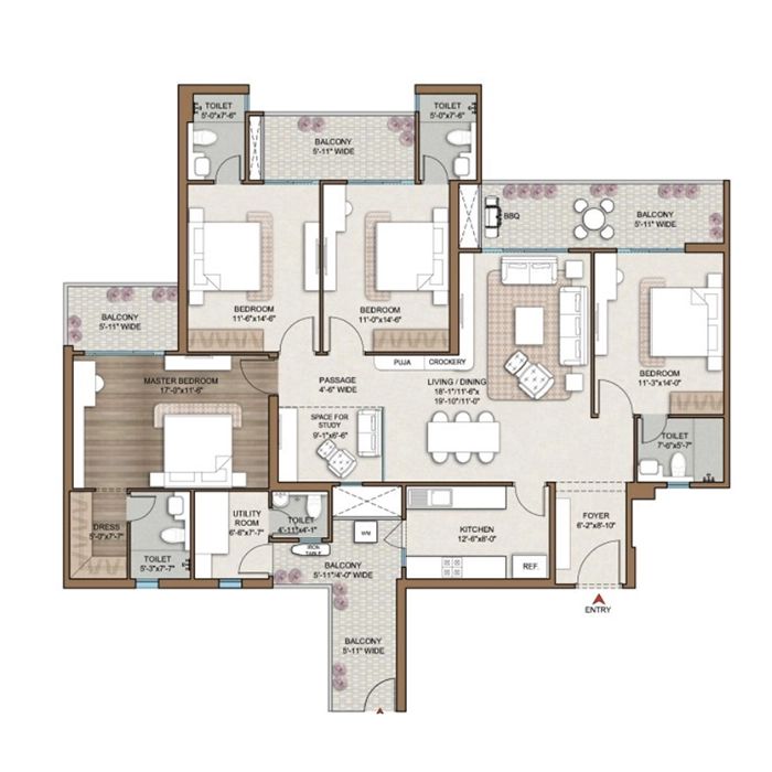 4.5 BHK
